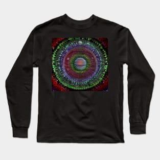 Earth color tie dye mandala hippie dead head phish lot Long Sleeve T-Shirt